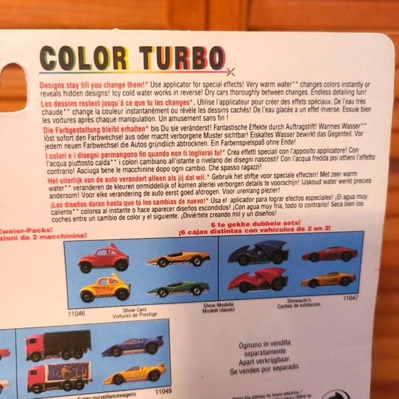 1993 Hot Wheels Color Turbo Set - Picture 4 of 8